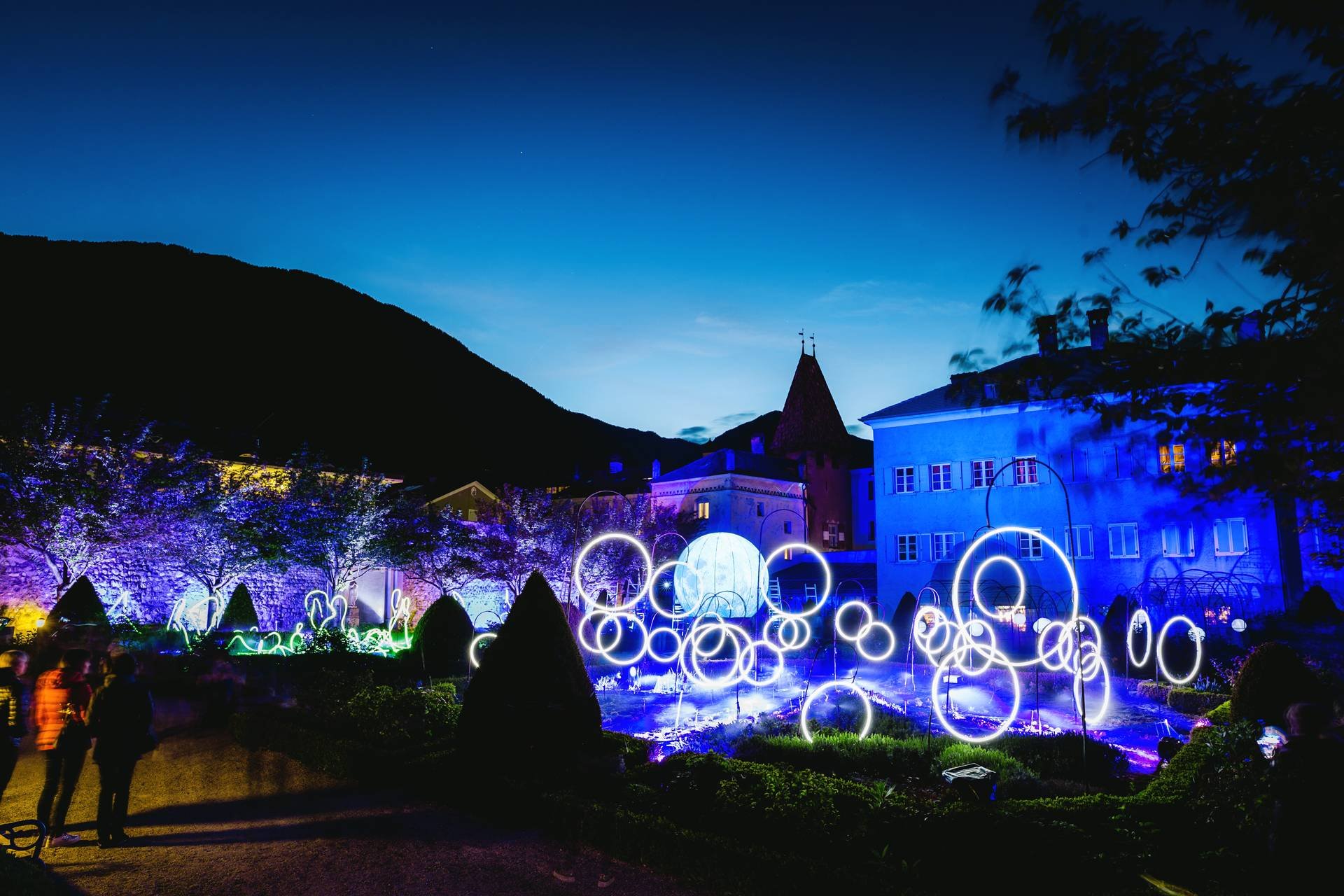 Das Water Light Festival in Brixen